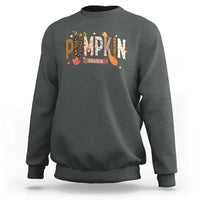 Pumpkin Season Sweatshirt Fall Autumn Harvest Season Thanksgiving - Wonder Print Shop