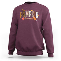 Pumpkin Season Sweatshirt Fall Autumn Harvest Season Thanksgiving - Wonder Print Shop