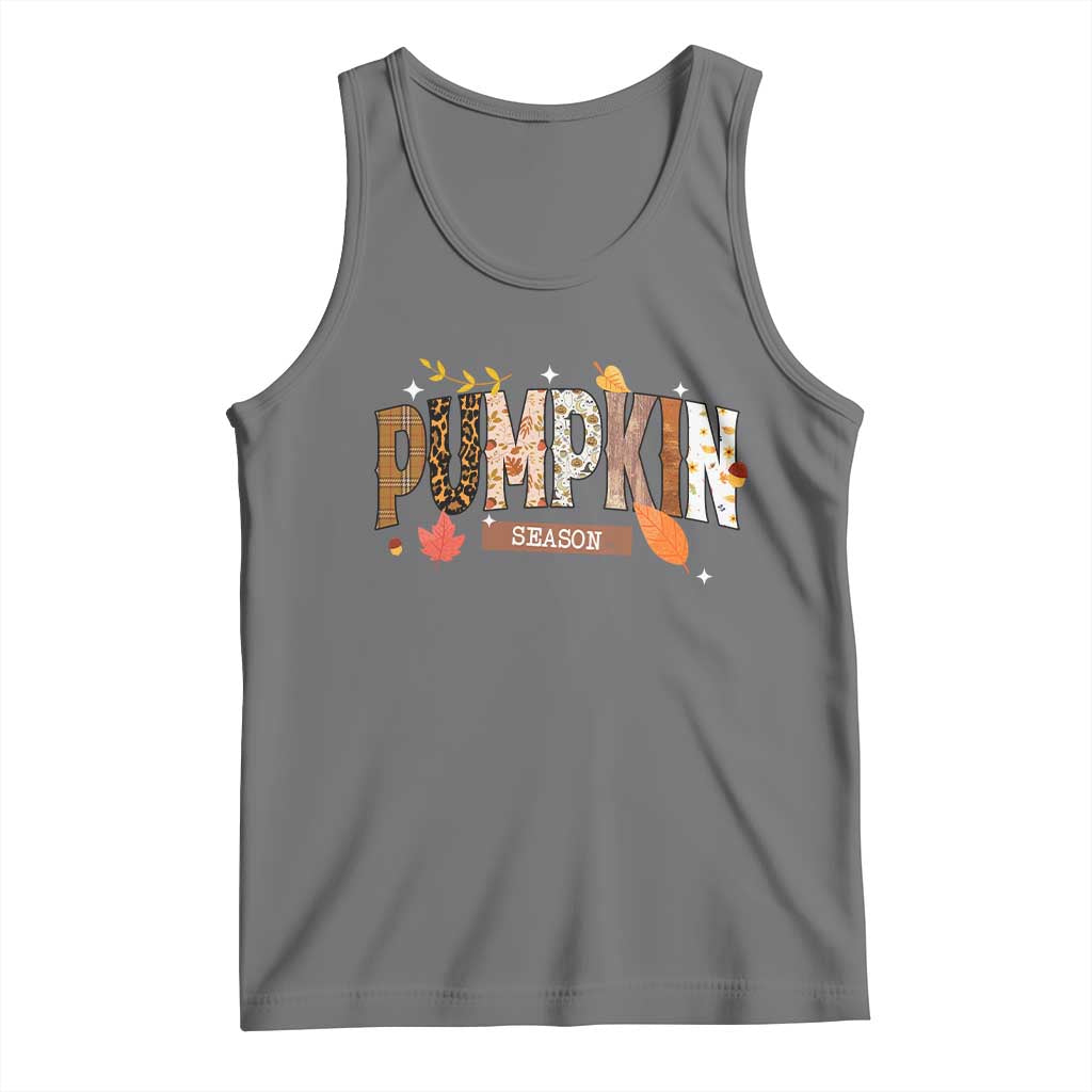 Pumpkin Season Tank Top Fall Autumn Harvest Season Thanksgiving - Wonder Print Shop
