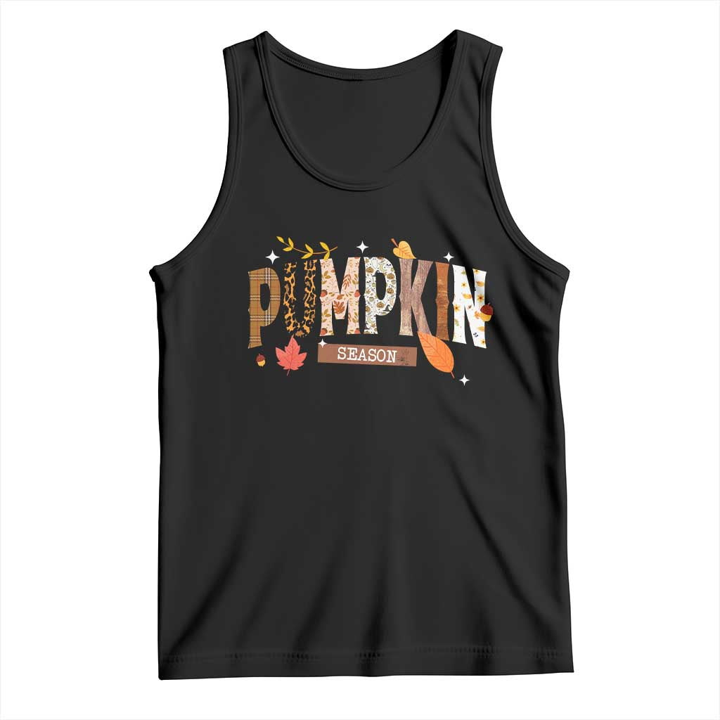 Pumpkin Season Tank Top Fall Autumn Harvest Season Thanksgiving - Wonder Print Shop
