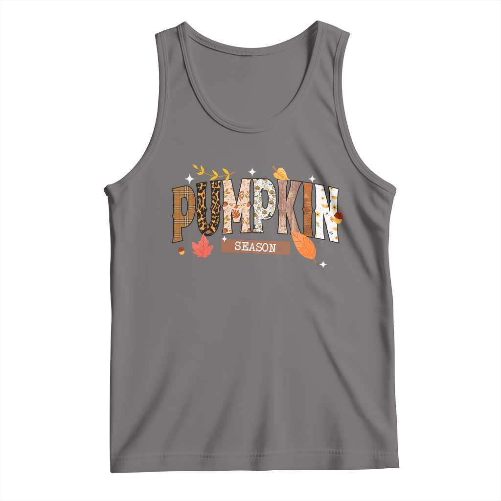Pumpkin Season Tank Top Fall Autumn Harvest Season Thanksgiving - Wonder Print Shop