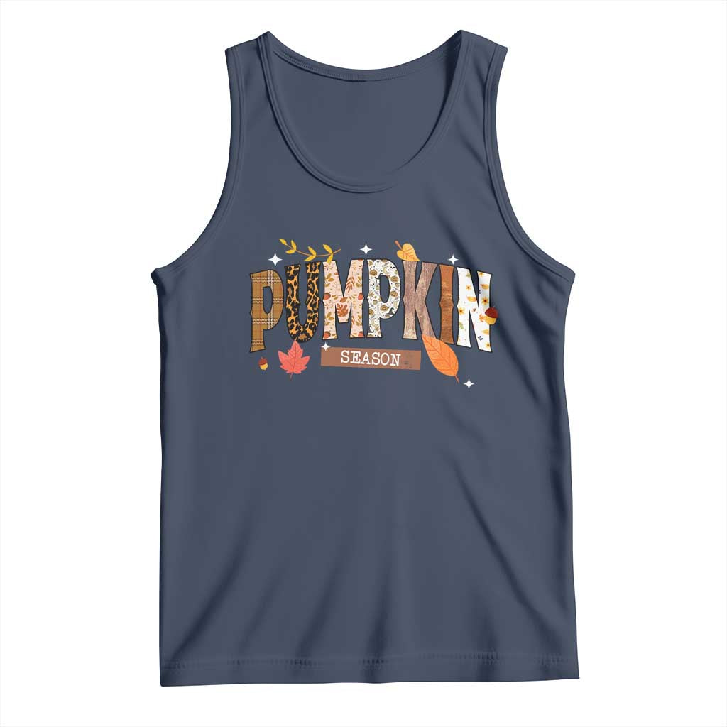 Pumpkin Season Tank Top Fall Autumn Harvest Season Thanksgiving - Wonder Print Shop