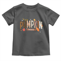 Pumpkin Season Toddler T Shirt Fall Autumn Harvest Season Thanksgiving - Wonder Print Shop