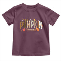 Pumpkin Season Toddler T Shirt Fall Autumn Harvest Season Thanksgiving - Wonder Print Shop