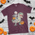 Funny Skeleton Riding Mummy Dinosaur Halloween T Shirt - Wonder Print Shop
