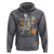 Funny Skeleton Riding Mummy Dinosaur Halloween Hoodie - Wonder Print Shop