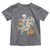 Funny Skeleton Riding Mummy Dinosaur Halloween Toddler T Shirt - Wonder Print Shop