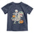 Funny Skeleton Riding Mummy Dinosaur Halloween Toddler T Shirt - Wonder Print Shop