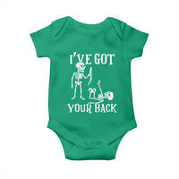 Funny I Got Your Back Baby Onesie Halloween Skeleton Skull - Wonder Print Shop