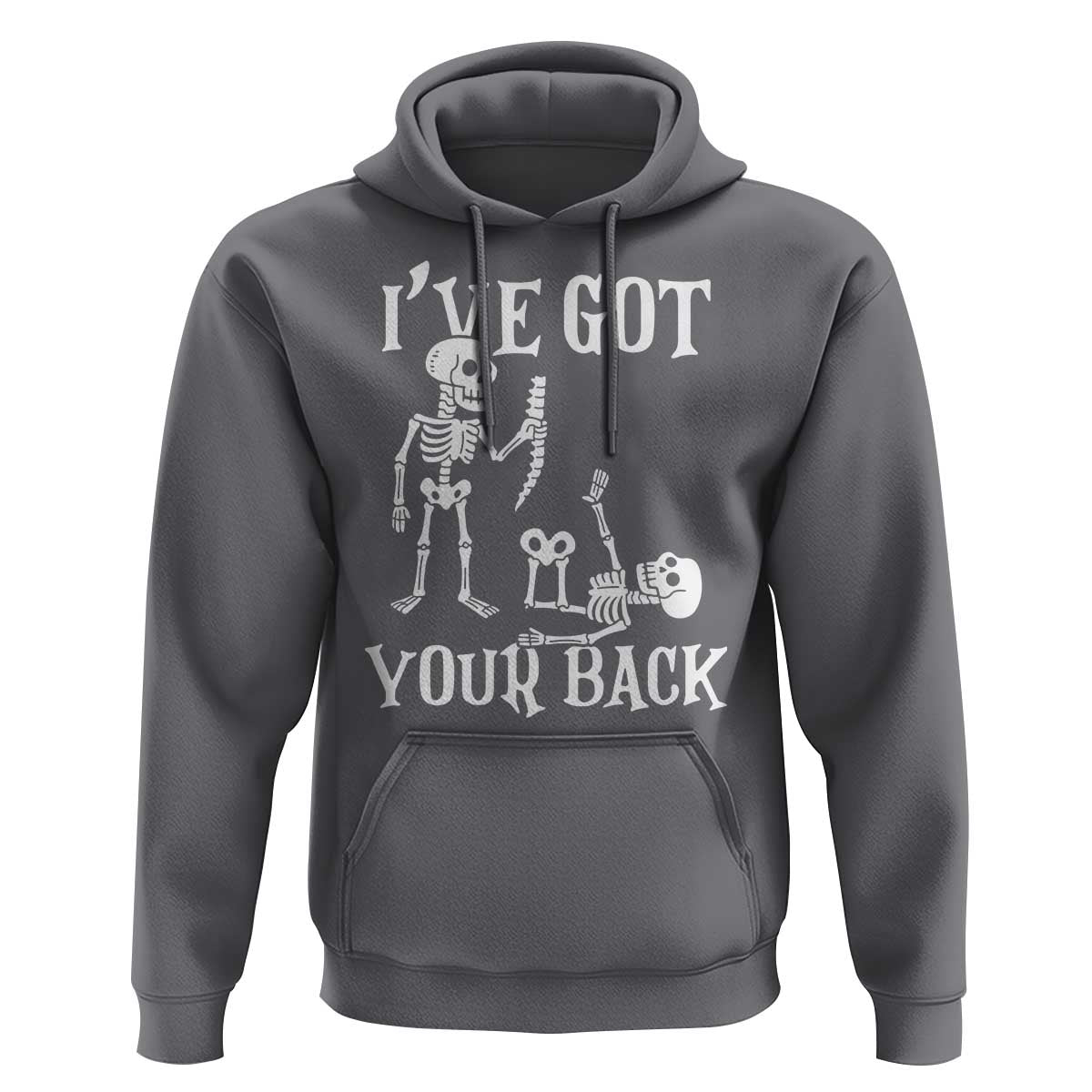 Funny I Got Your Back Hoodie Halloween Skeleton Skull - Wonder Print Shop