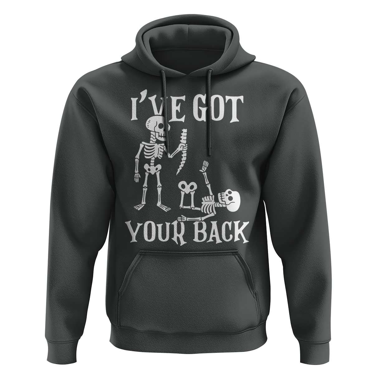 Funny I Got Your Back Hoodie Halloween Skeleton Skull - Wonder Print Shop