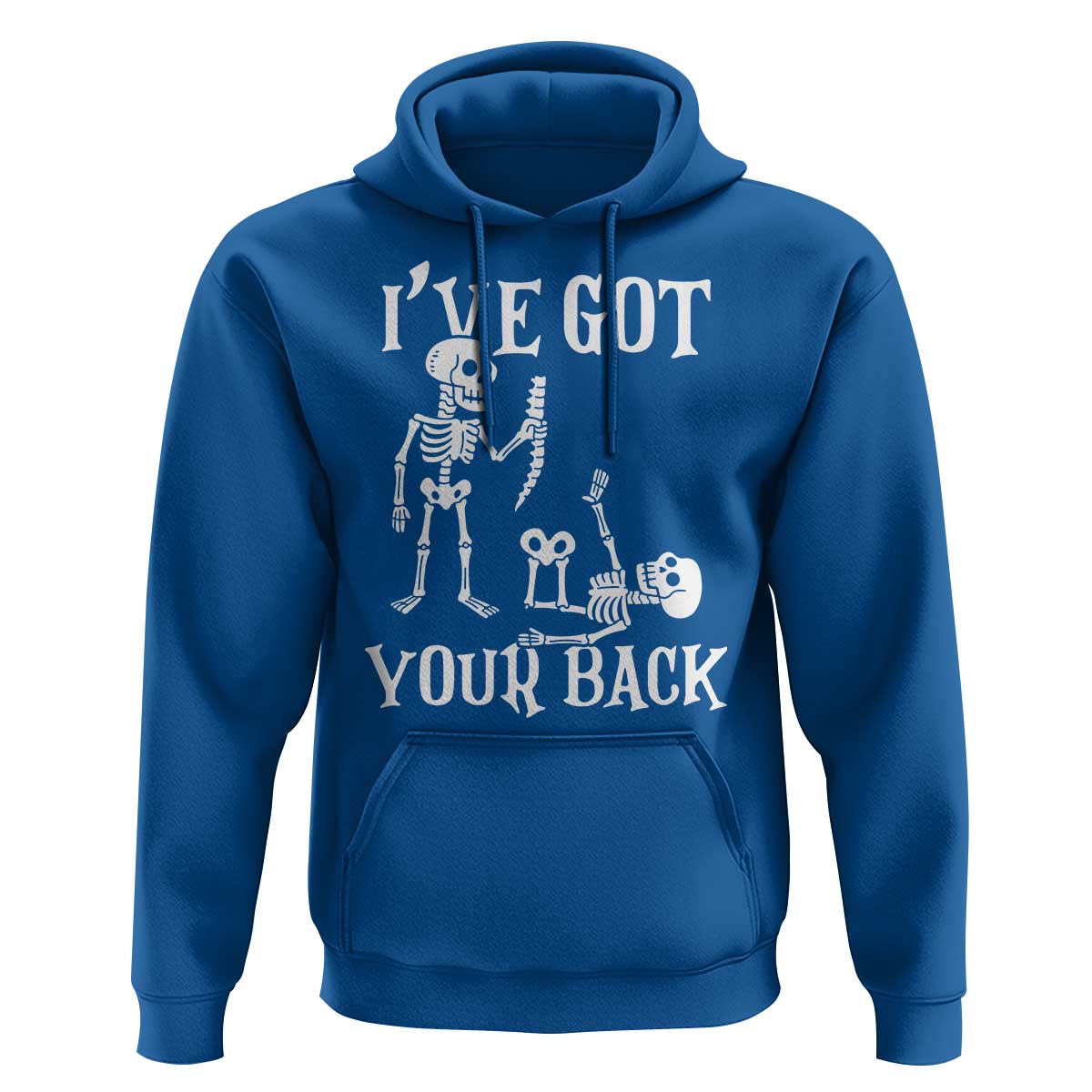 Funny I Got Your Back Hoodie Halloween Skeleton Skull - Wonder Print Shop