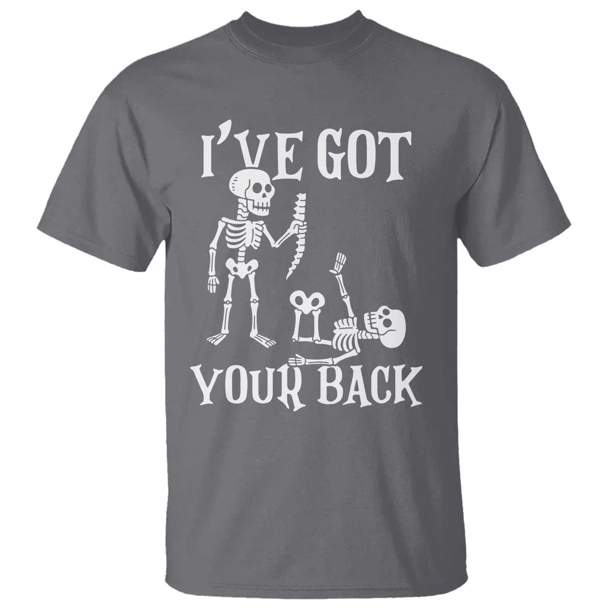 Funny I Got Your Back T Shirt Halloween Skeleton Skull - Wonder Print Shop
