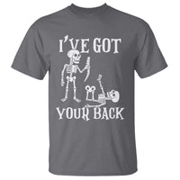 Funny I Got Your Back T Shirt Halloween Skeleton Skull - Wonder Print Shop