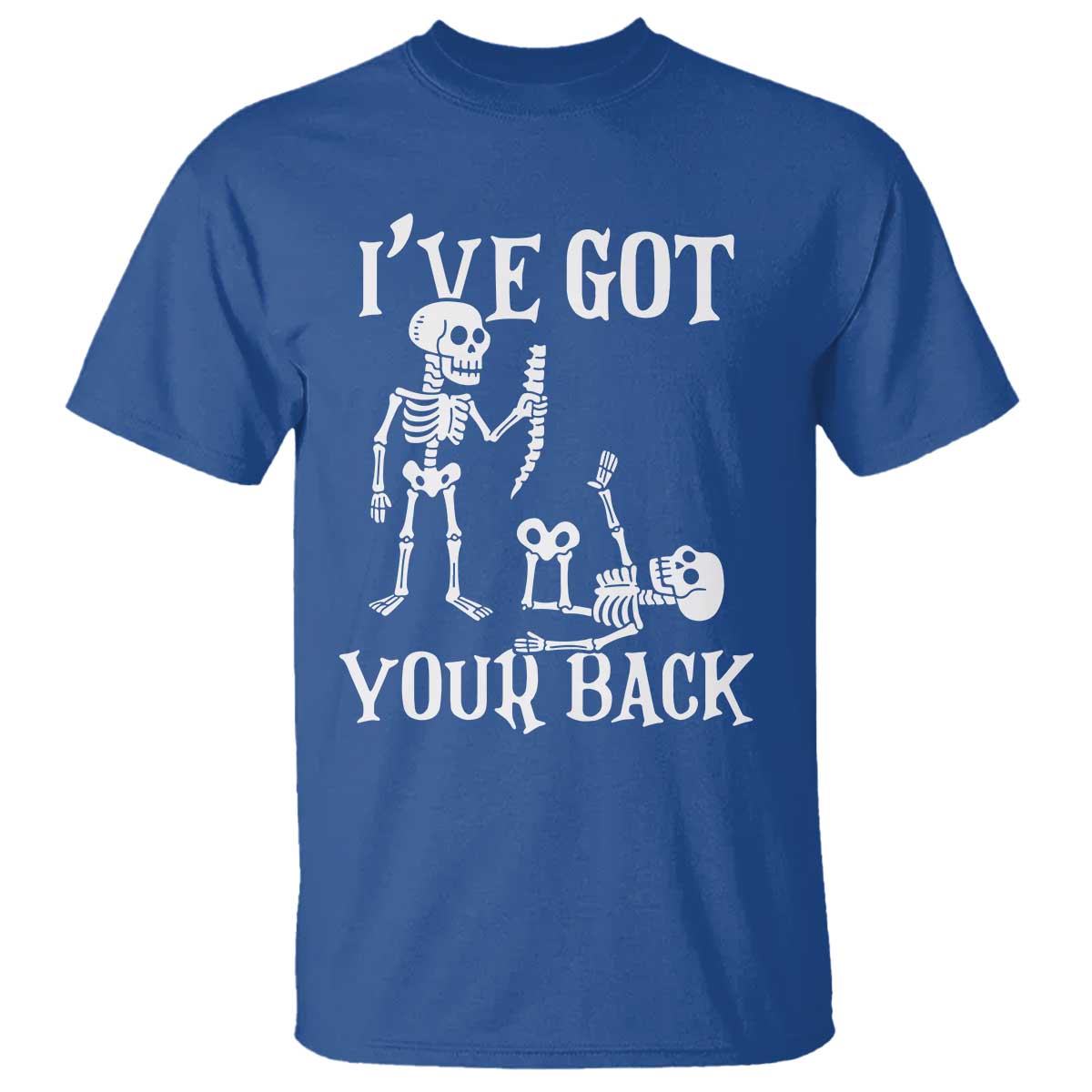Funny I Got Your Back T Shirt Halloween Skeleton Skull - Wonder Print Shop
