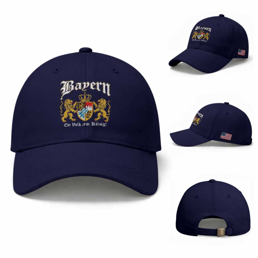 Bavarian German Pride Baseball Cap Bayern Ein Volk Ein Konig