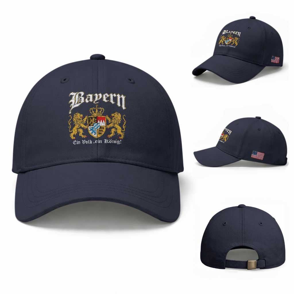 Bavarian German Pride Baseball Cap Bayern Ein Volk Ein Konig