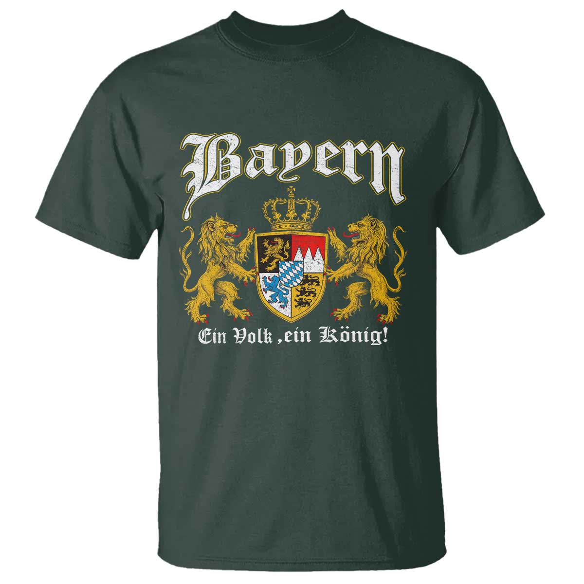 Bavarian German Pride T Shirt Bayern Ein Volk Ein Konig