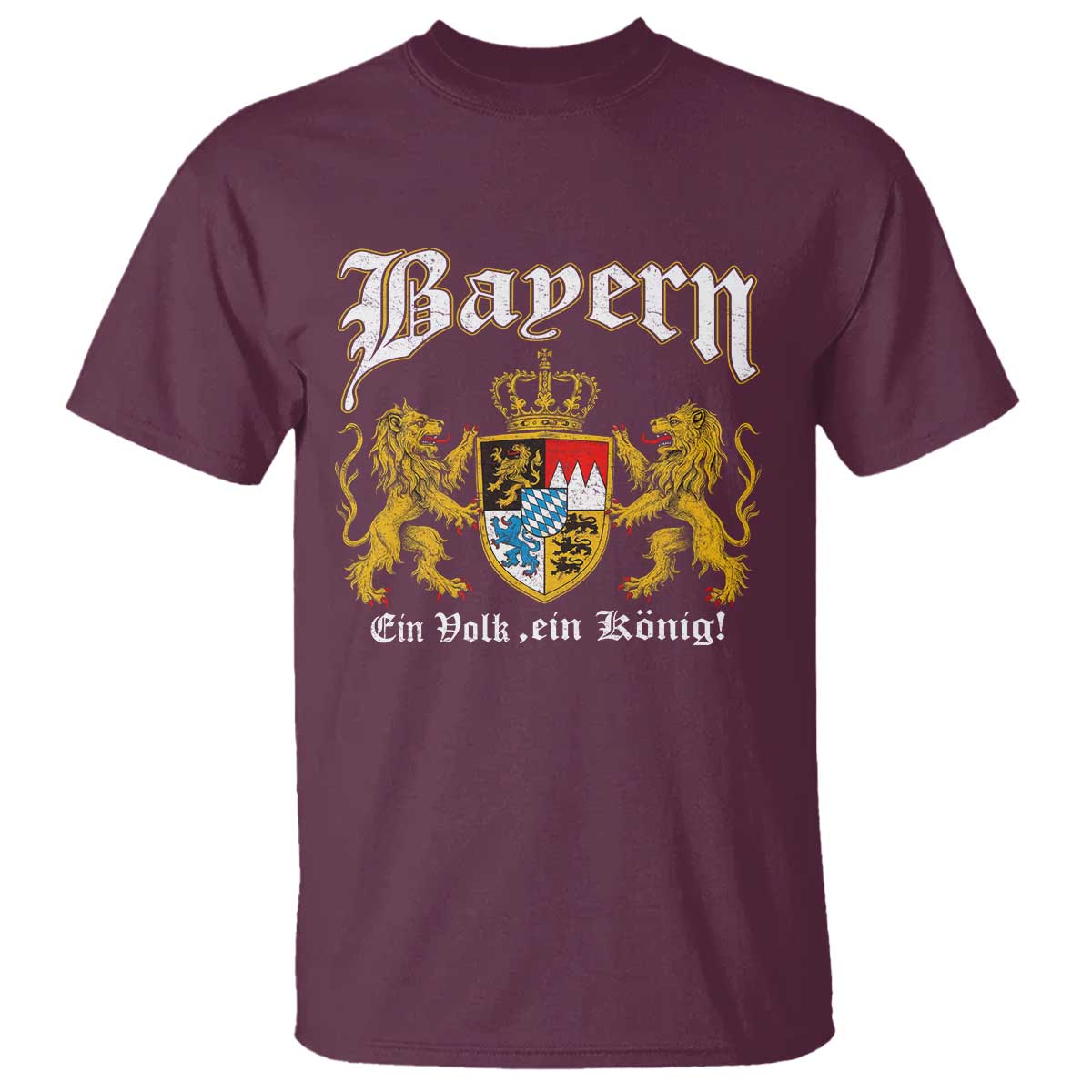 Bavarian German Pride T Shirt Bayern Ein Volk Ein Konig