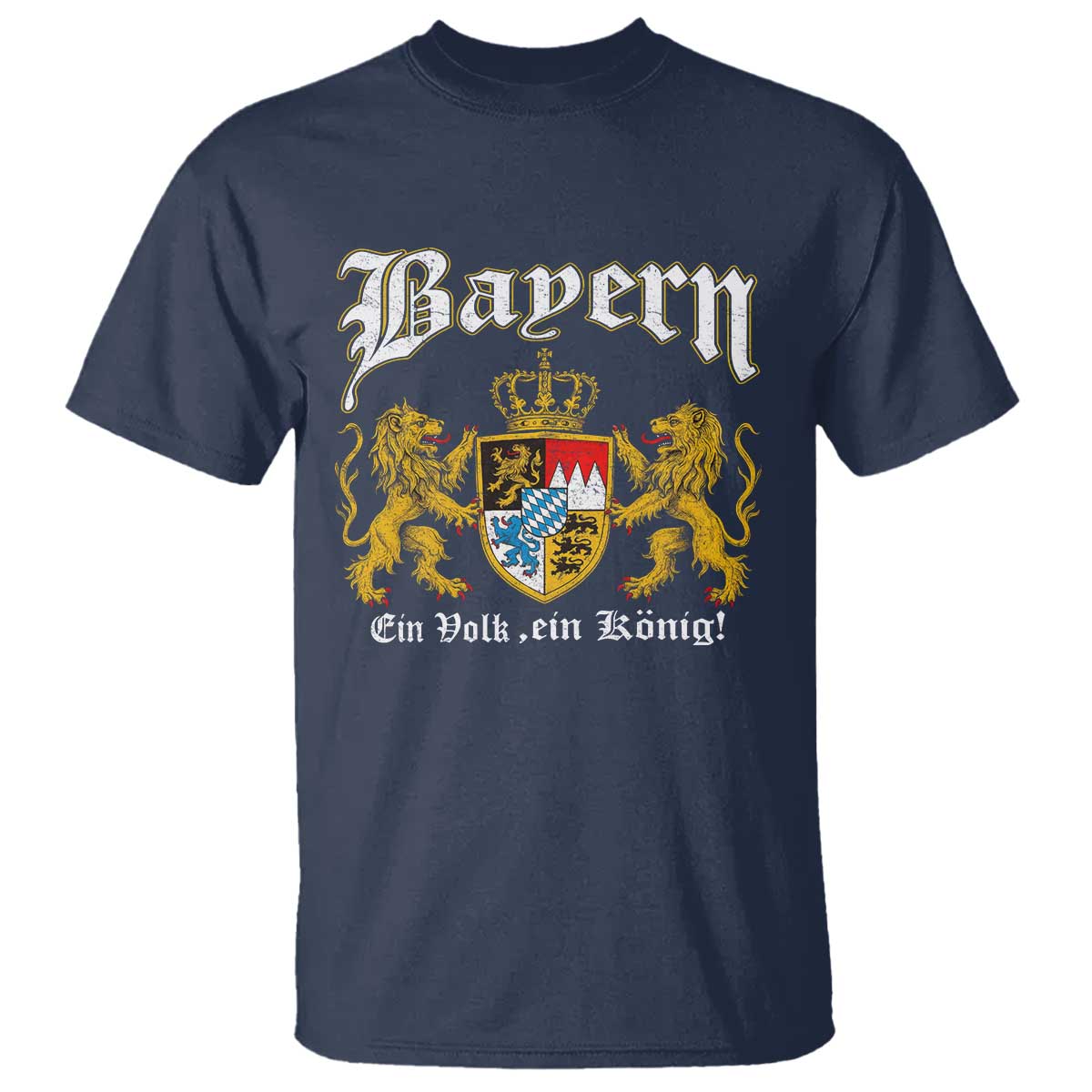 Bavarian German Pride T Shirt Bayern Ein Volk Ein Konig