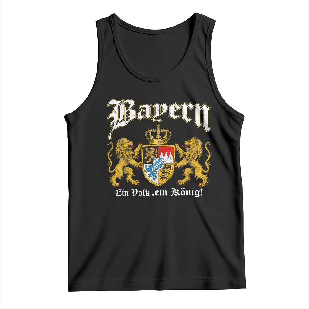 Bavarian German Pride Tank Top Bayern Ein Volk Ein Konig