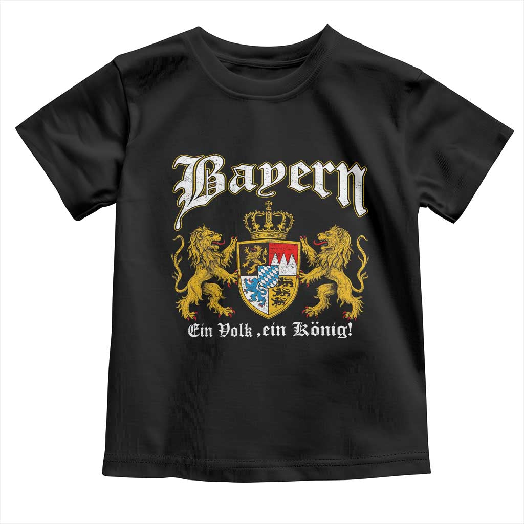 Bavarian German Pride Toddler T Shirt Bayern Ein Volk Ein Konig
