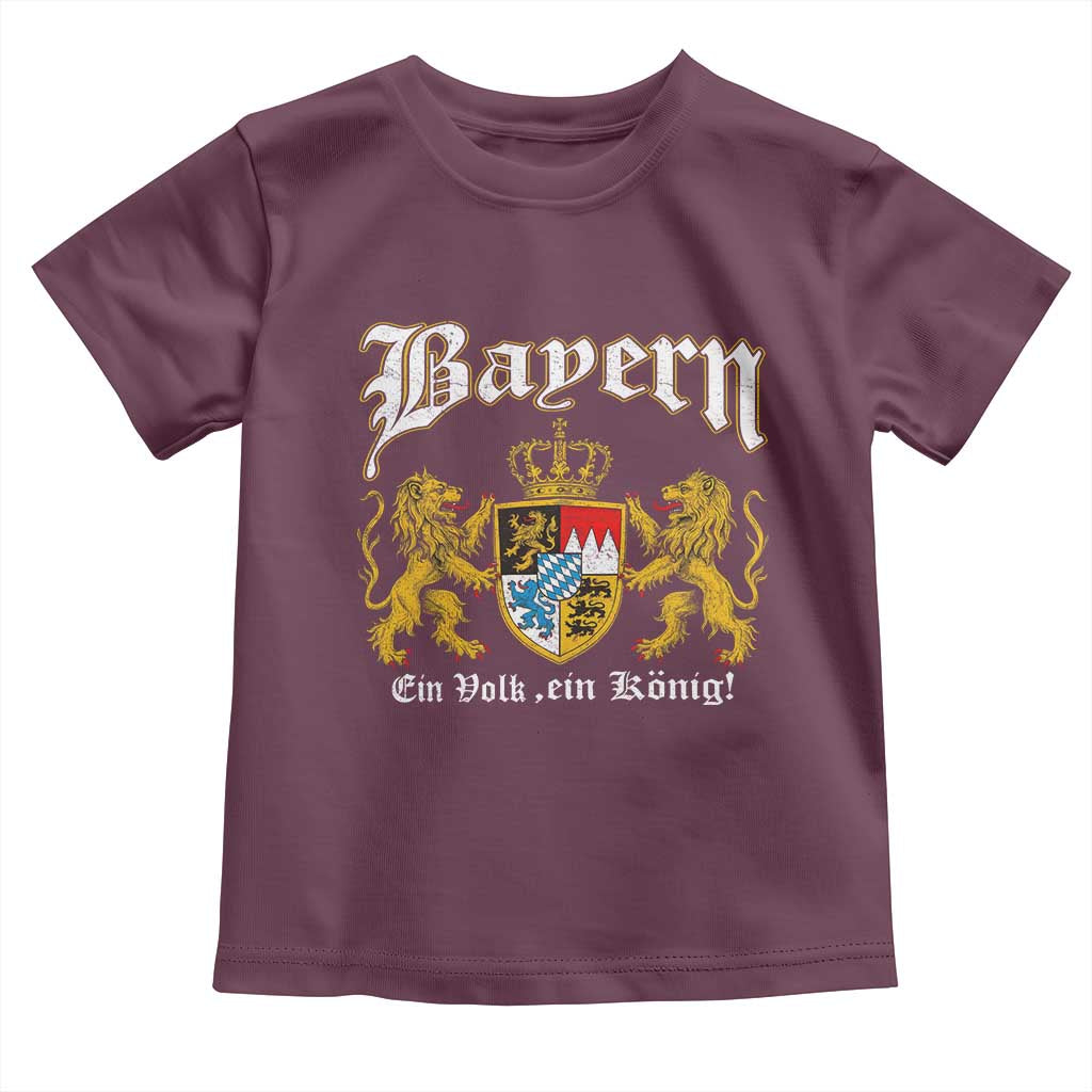 Bavarian German Pride Toddler T Shirt Bayern Ein Volk Ein Konig