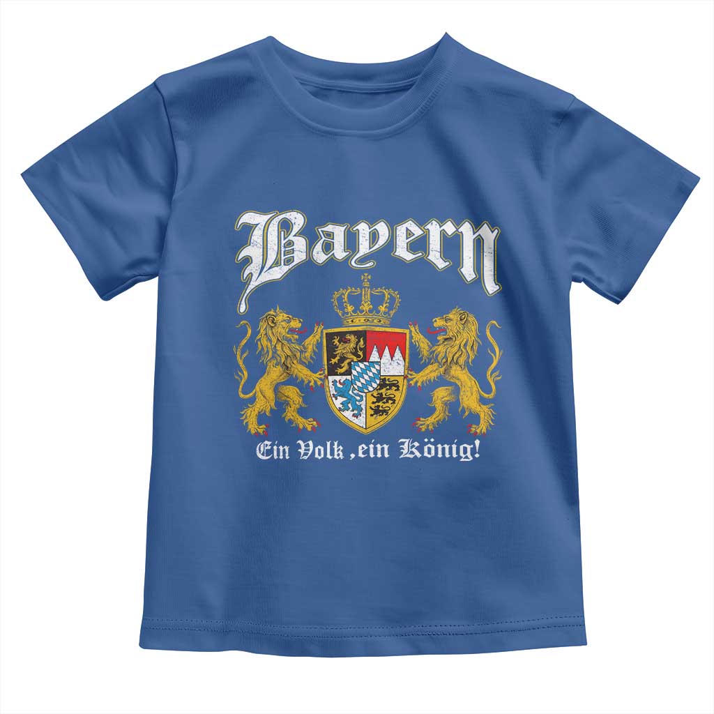 Bavarian German Pride Toddler T Shirt Bayern Ein Volk Ein Konig