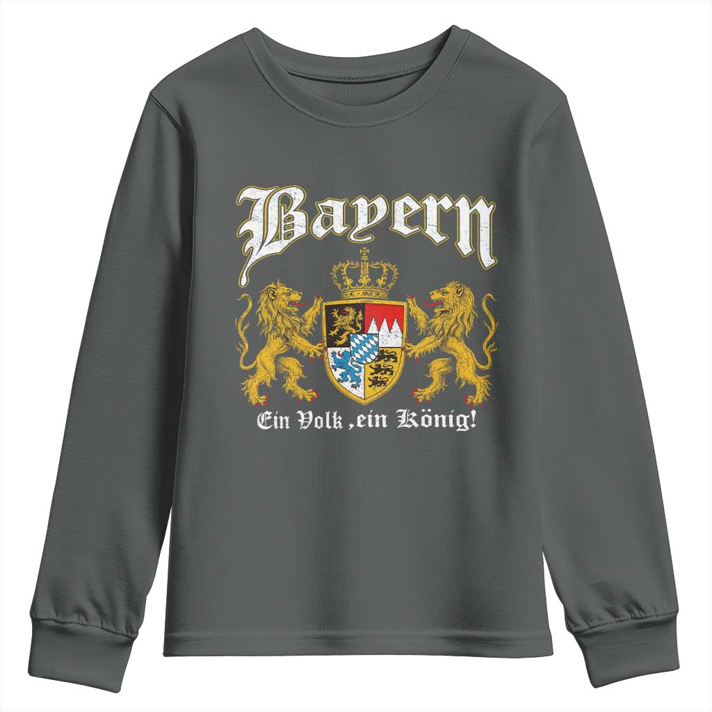 Bavarian German Pride Youth Sweatshirt Bayern Ein Volk Ein Konig