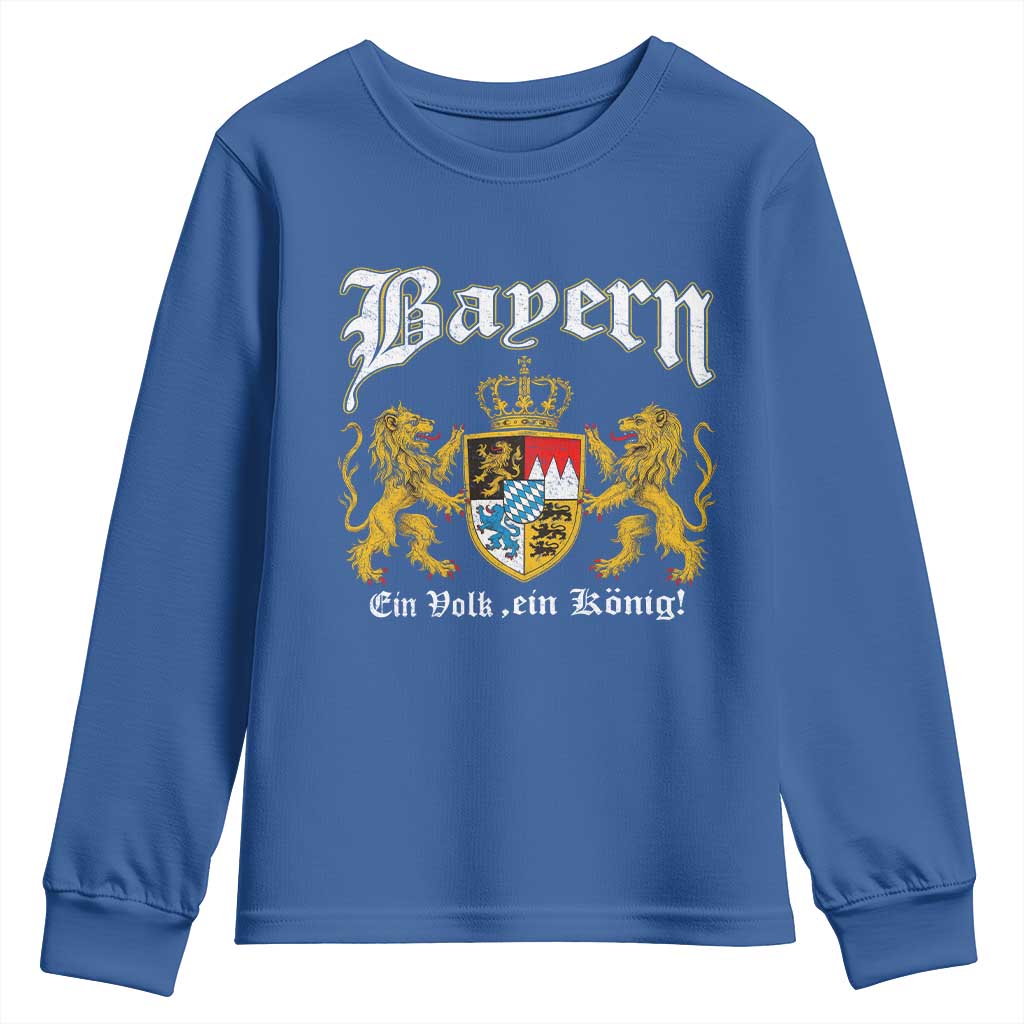Bavarian German Pride Youth Sweatshirt Bayern Ein Volk Ein Konig