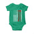 Viking Til Valhalla Baby Onesie Norse Mythology Axe USA Flag - Wonder Print Shop
