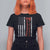 Viking Til Valhalla T Shirt For Women Norse Mythology Axe USA Flag - Wonder Print Shop