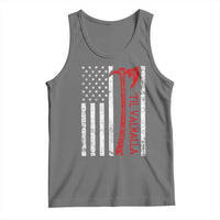 Viking Til Valhalla Tank Top Norse Mythology Axe USA Flag - Wonder Print Shop