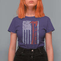 Viking Til Valhalla T Shirt For Women Norse Mythology Axe Celtic Knot USA Flag - Wonder Print Shop