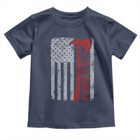 Viking Til Valhalla Toddler T Shirt Norse Mythology Axe Celtic Knot USA Flag - Wonder Print Shop