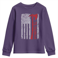 Viking Til Valhalla Youth Sweatshirt Norse Mythology Axe Celtic Knot USA Flag - Wonder Print Shop
