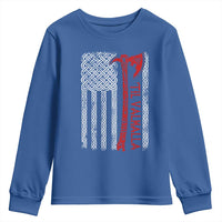 Viking Til Valhalla Youth Sweatshirt Norse Mythology Axe Celtic Knot USA Flag - Wonder Print Shop