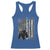 Bear Bowhunting Bow Archery Vintage Camo American Flag Racerback Tank Top - Wonder Print Shop