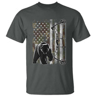 Bear Bowhunting Bow Archery Vintage Camo American Flag T Shirt - Wonder Print Shop