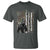 Bear Bowhunting Bow Archery Vintage Camo American Flag T Shirt - Wonder Print Shop