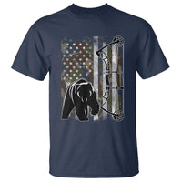 Bear Bowhunting Bow Archery Vintage Camo American Flag T Shirt - Wonder Print Shop