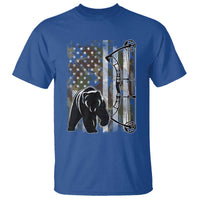Bear Bowhunting Bow Archery Vintage Camo American Flag T Shirt - Wonder Print Shop