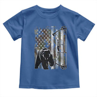 Bear Bowhunting Bow Archery Vintage Camo American Flag Toddler T Shirt - Wonder Print Shop