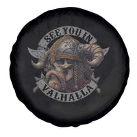 See You In Valhalla Spare Tire Cover Nordic Norse Viking Warrior Skull - Wonder Print Shop