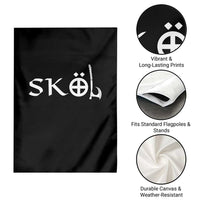 Skol Viking Heritage Axe Nordic Scandinavian Warrior Garden Flag - Wonder Print Shop