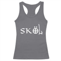 Skol Viking Heritage Axe Nordic Scandinavian Warrior Racerback Tank Top - Wonder Print Shop