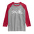 Skol Viking Heritage Axe Nordic Scandinavian Warrior Raglan Shirt - Wonder Print Shop