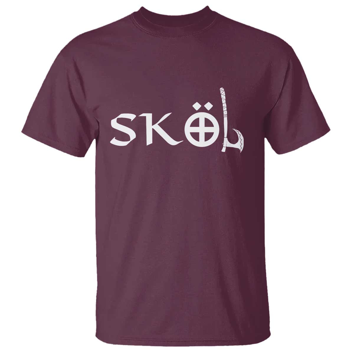 Skol Viking Heritage Axe Nordic Scandinavian Warrior T Shirt - Wonder Print Shop