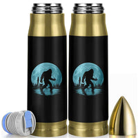 Funny Bigfoot Fishing Night Stroll Full Moon Bullet Tumbler - Wonder Print Shop