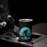 Funny Bigfoot Fishing Night Stroll Full Moon Tumbler Cup - Wonder Print Shop